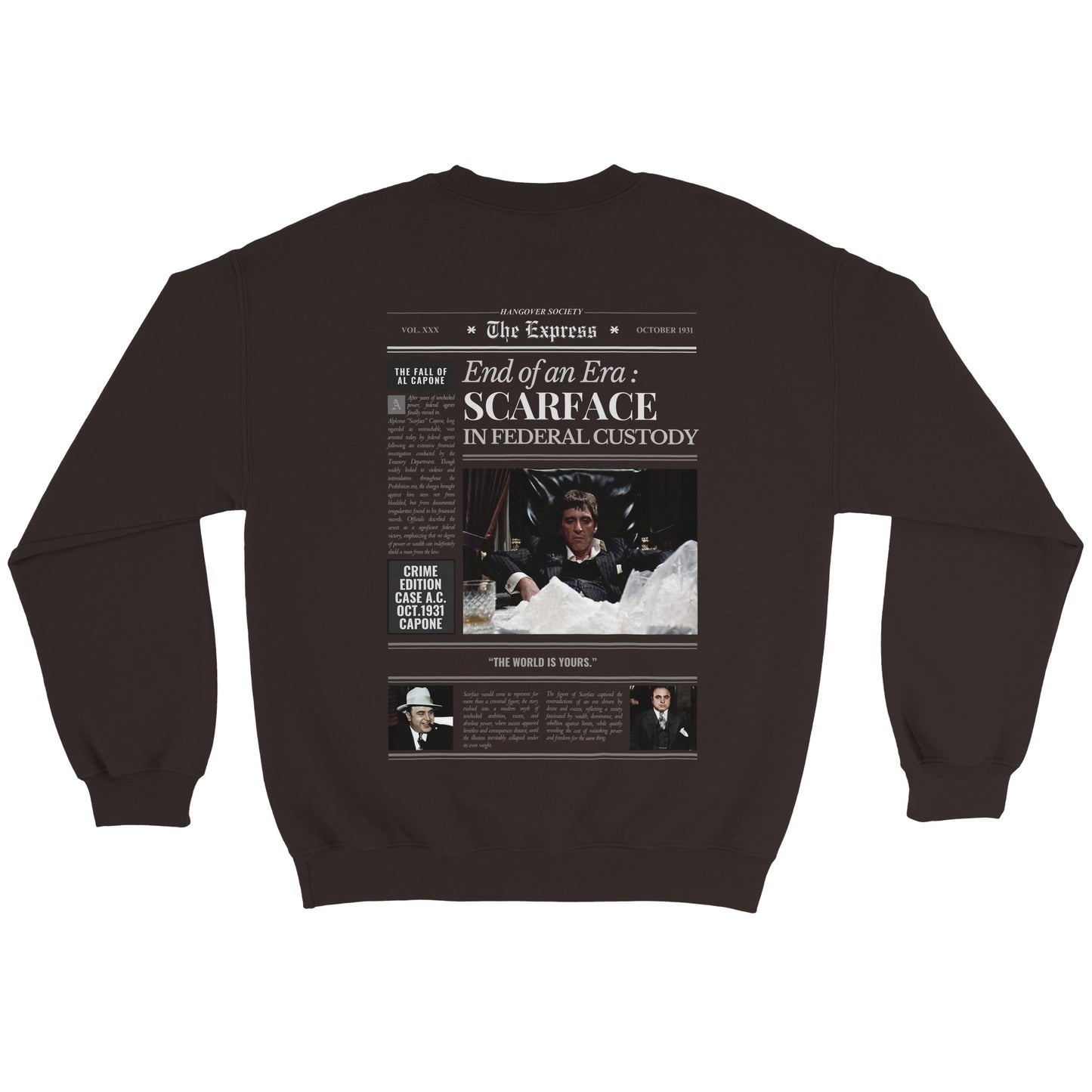 "Scarface – Al Capone" Newspaper Kollektion - HangoverSociety